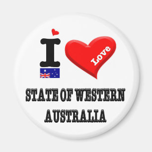 STATE OF WESTERN AUSTRALIA - I Love Magnet