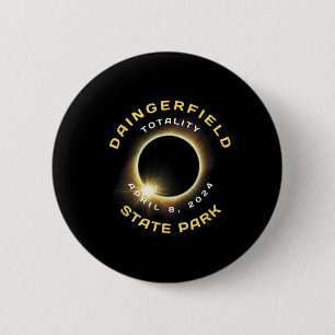 State Park Texas Solar Eclipse April 8 2024 2 Inch Round Button