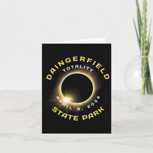 State Park Texas Solar Eclipse April 8 2024 Card