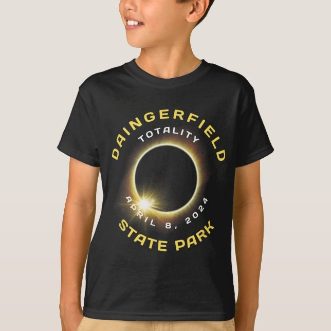 State Park Texas Solar Eclipse April 8 2024  T-Shirt (Front)