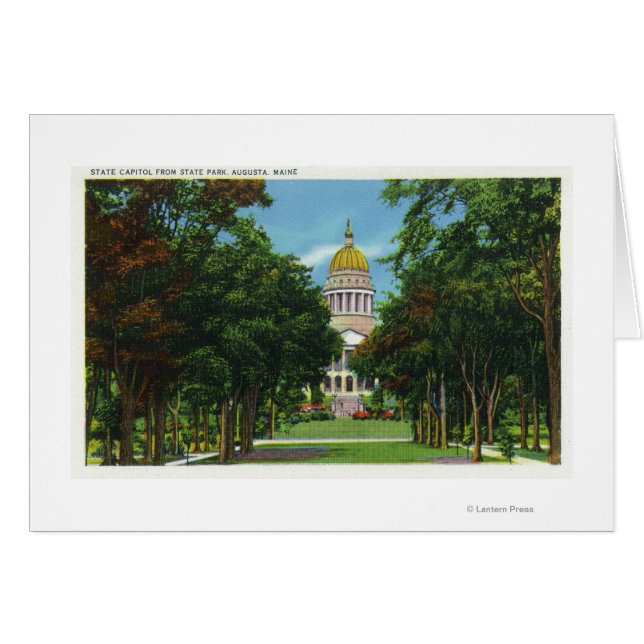 State Park Vue sur l'immeuble State Capitol (Devant horizontal)