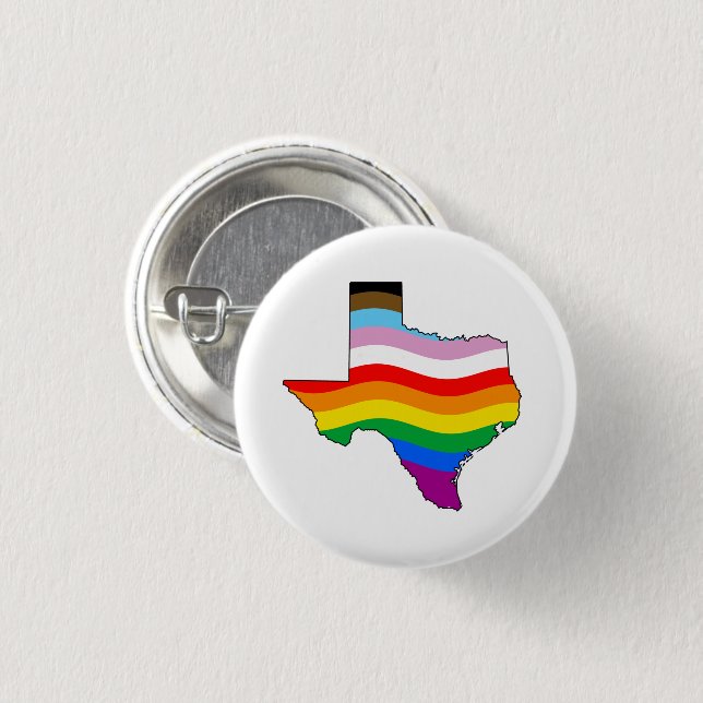 State Pride 1 Inch Round Button (Front & Back)