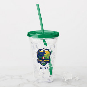 State Pride   Arkansas Acrylic Tumbler