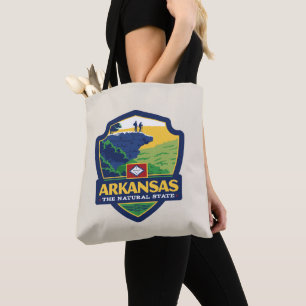 State Pride   Arkansas Tote Bag