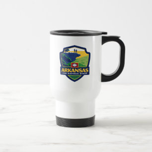 State Pride Arkansas Travel Mug