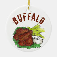 State Pride Buffalo New York Hot BBQ Chicken Wings
