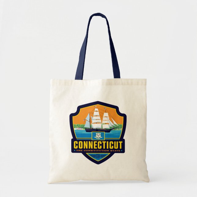 State Pride | Connecticut Tote Bag (Front)