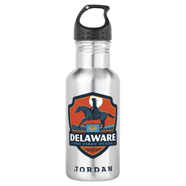 State Pride | Delaware 710 Ml Water Bottle (Front)