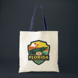 State Pride | Florida Tote Bag<br><div class="desc">Anderson Design Group is an award-winning illustration and design firm in Nashville, Tennessee. Founder Joel Anderson directs a team of talented artists to create original poster art that looks like classic vintage advertising prints from the 1920s to the 1960s.</div>