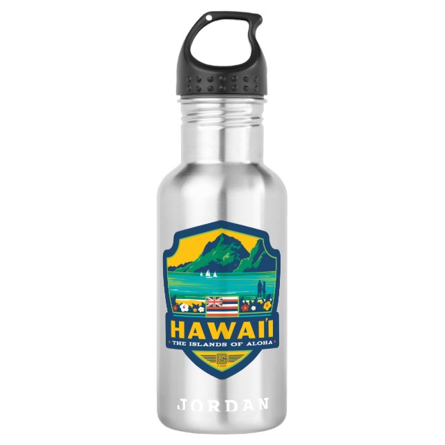State Pride | Hawaii 710 Ml Water Bottle (Front)