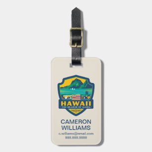 State Pride Hawaii Luggage Tag