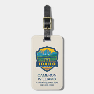 State Pride   Idaho Luggage Tag