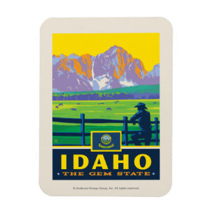 State Pride   Idaho Magnet