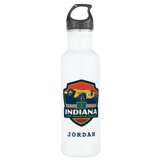 State Pride | Indiana 710 Ml Water Bottle (Front)