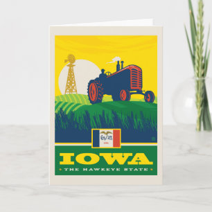 State Pride   Iowa Card