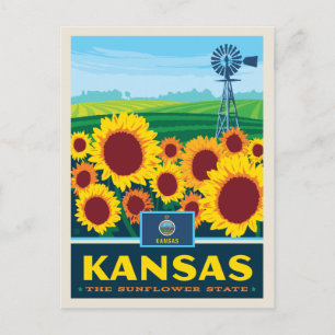 State Pride   Kansas Postcard