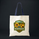 State Pride | Kansas Tote Bag<br><div class="desc">Anderson Design Group is an award-winning illustration and design firm in Nashville, Tennessee. Founder Joel Anderson directs a team of talented artists to create original poster art that looks like classic vintage advertising prints from the 1920s to the 1960s.</div>