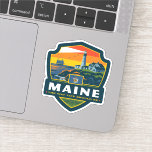 State Pride | Maine<br><div class="desc">Anderson Design Group is an award-winning illustration and design firm in Nashville,  Tennessee. Founder Joel Anderson directs a team of talented artists to create original poster art that looks like classic vintage advertising prints from the 1920s to the 1960s.</div>