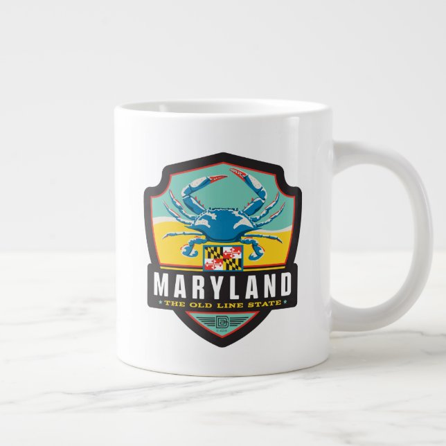 State Pride | Maryland Large Coffee Mug (Right)