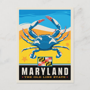 State Pride   Maryland Postcard