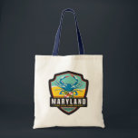 State Pride | Maryland Tote Bag<br><div class="desc">Anderson Design Group is an award-winning illustration and design firm in Nashville, Tennessee. Founder Joel Anderson directs a team of talented artists to create original poster art that looks like classic vintage advertising prints from the 1920s to the 1960s.</div>
