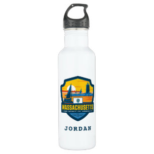 State Pride   Massachusetts 710 Ml Water Bottle