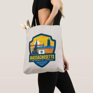 State Pride   Massachusetts Tote Bag