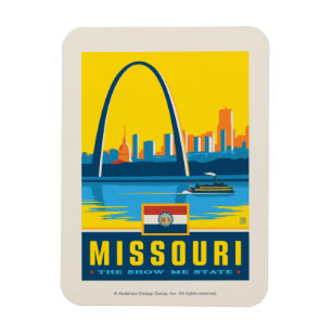 State Pride Missouri Magnet