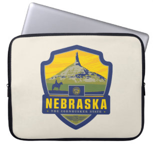 State Pride Nebraska Laptop Sleeve