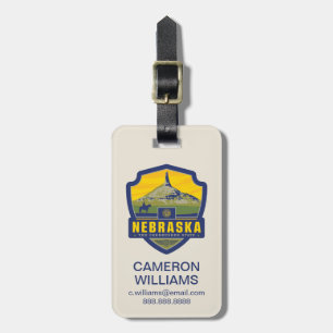State Pride Nebraska Luggage Tag