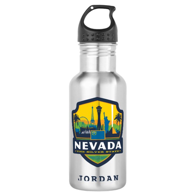 State Pride | Nevada 710 Ml Water Bottle (Front)