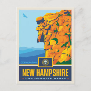 State Pride New Hampshire Postcard