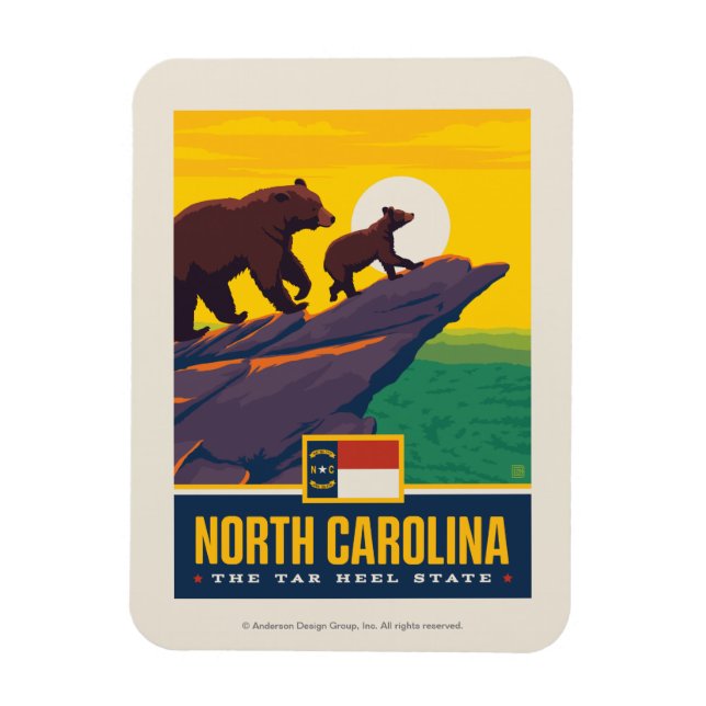State Pride | North Carolina Magnet (Vertical)