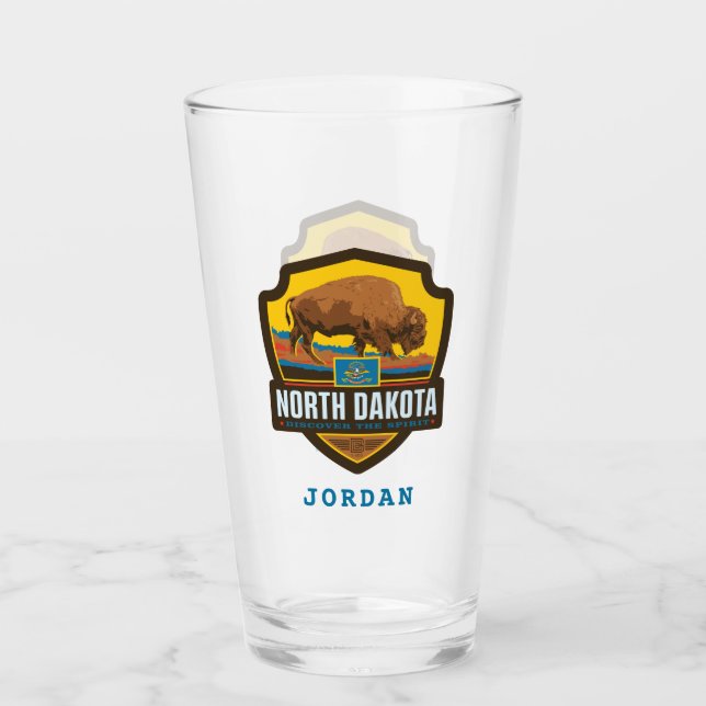 State Pride | North Dakota Glass (Front)