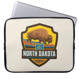 State Pride North Dakota Laptop Sleeve