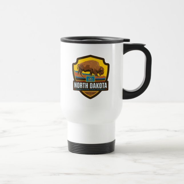 State Pride | North Dakota Travel Mug (Right)