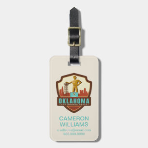 State Pride   Oklahoma Luggage Tag