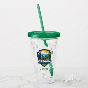 State Pride Oregon Acrylic Tumbler
