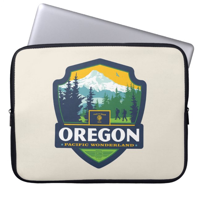 State Pride | Oregon Laptop Sleeve (Front)