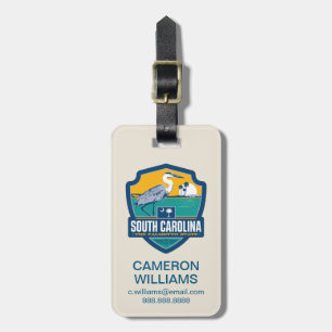 State Pride South Carolina Luggage Tag