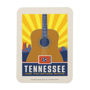 State Pride Tennessee 2 Magnet
