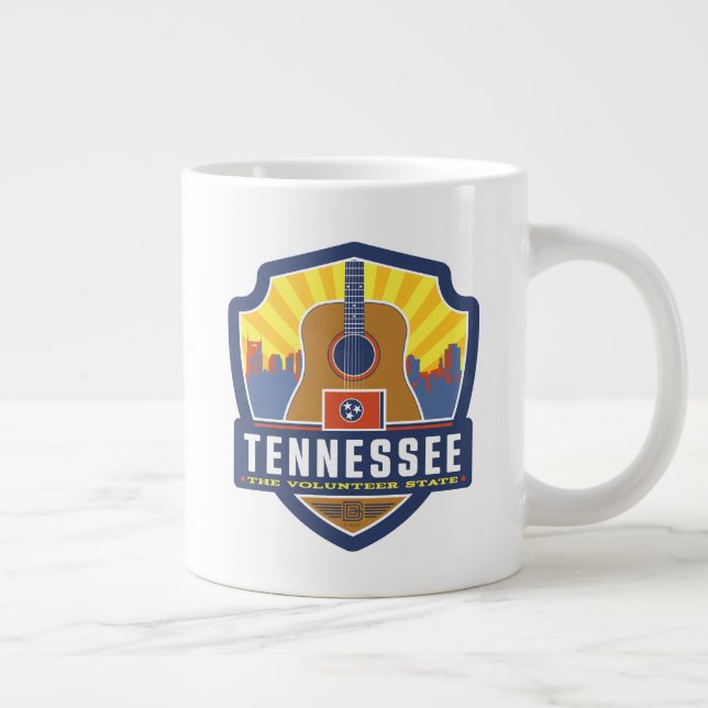 State Pride | Tennessee Large Coffee Mug (Right)
