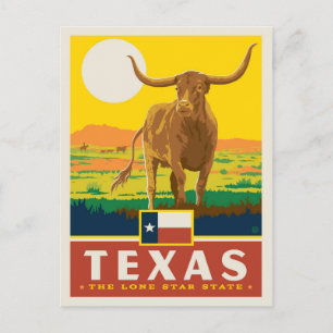 State Pride Texas Postcard