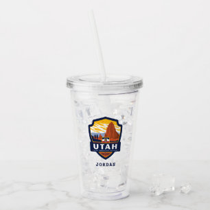 State Pride Utah Acrylic Tumbler