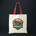 State Pride | Vermont Tote Bag<br><div class="desc">Anderson Design Group is an award-winning illustration and design firm in Nashville,  Tennessee. Founder Joel Anderson directs a team of talented artists to create original poster art that looks like classic vintage advertising prints from the 1920s to the 1960s.</div>