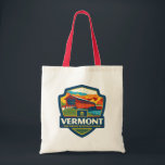 State Pride | Vermont Tote Bag<br><div class="desc">Anderson Design Group is an award-winning illustration and design firm in Nashville,  Tennessee. Founder Joel Anderson directs a team of talented artists to create original poster art that looks like classic vintage advertising prints from the 1920s to the 1960s.</div>