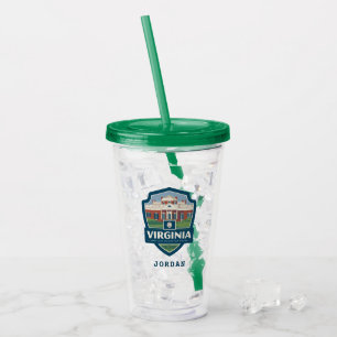 State Pride   Virginia Acrylic Tumbler