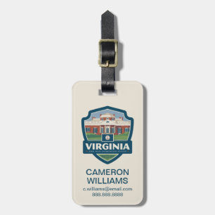 State Pride   Virginia Luggage Tag