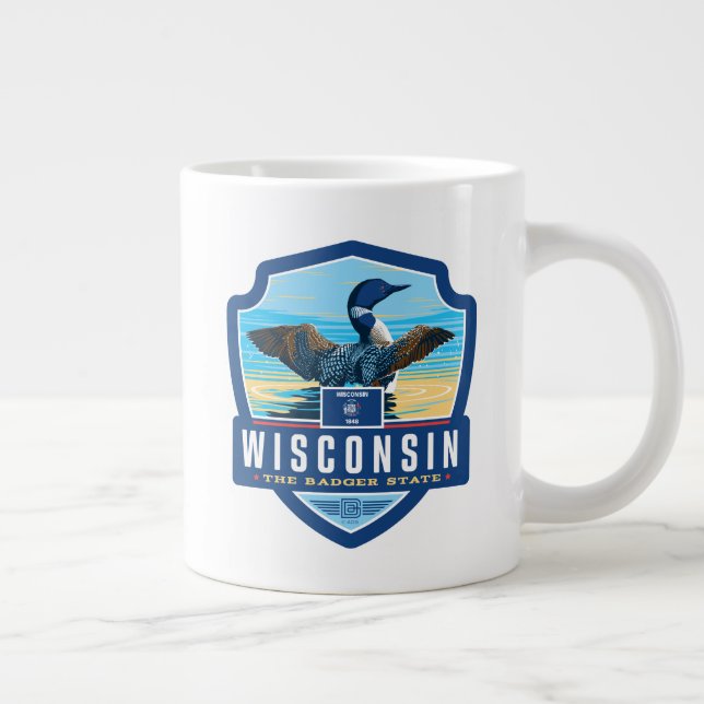 State Pride | Wisconsin Large Coffee Mug (Right)