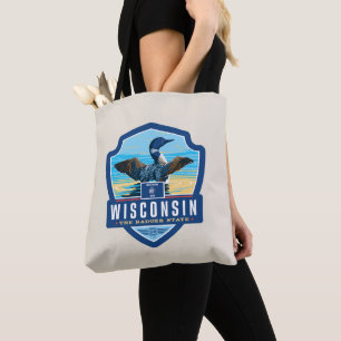 State Pride Wisconsin Tote Bag